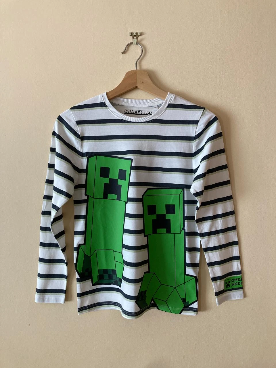 T-shirt manches longues Minecraft 11 ans NEUF